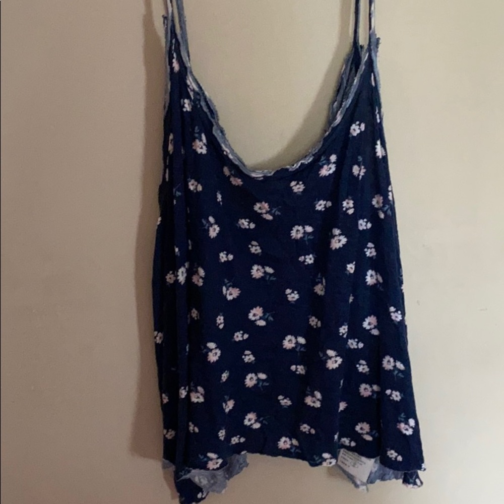 Open back tank top